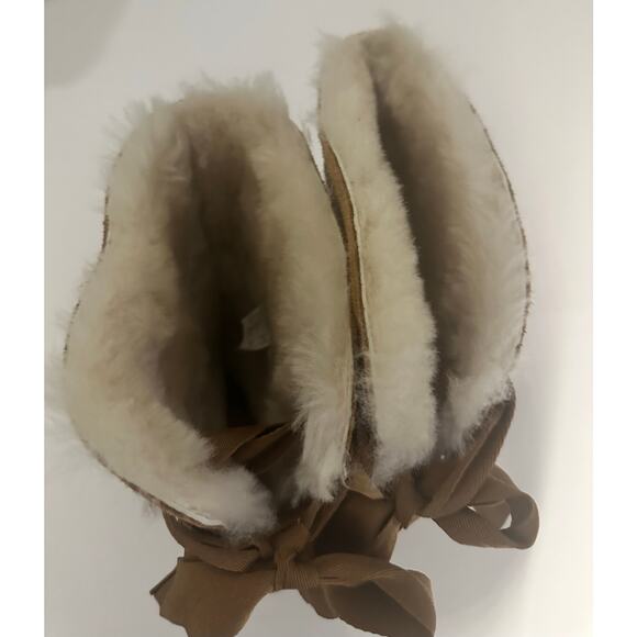 Koolaburra by UGG Andrah Tall Chestnut Boot with Lace Up Back Feature - Picture 6 of 7